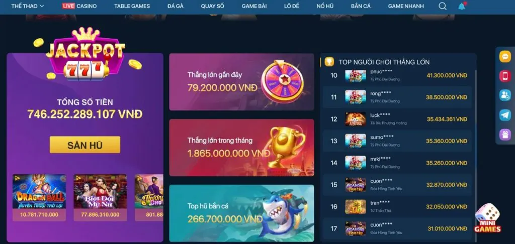 Giao diện ứng dụng u888vip trên điện thoại